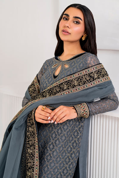 Jazmin | Formals Collection | CHIFFON UC-3058 - Ladies Clothes - Maria Faisal