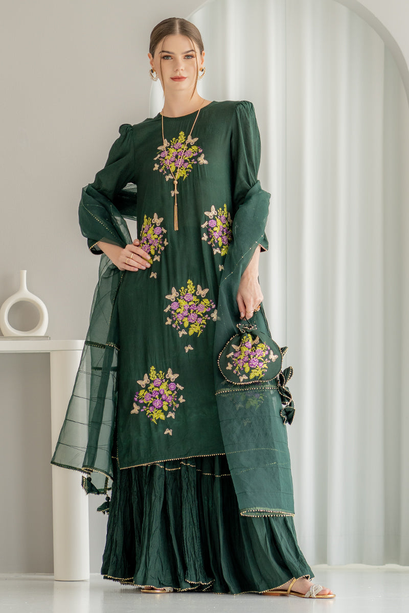 Ego | Diva Premium | EMERALD 3 PIECE - Luxury - Maria Faisal