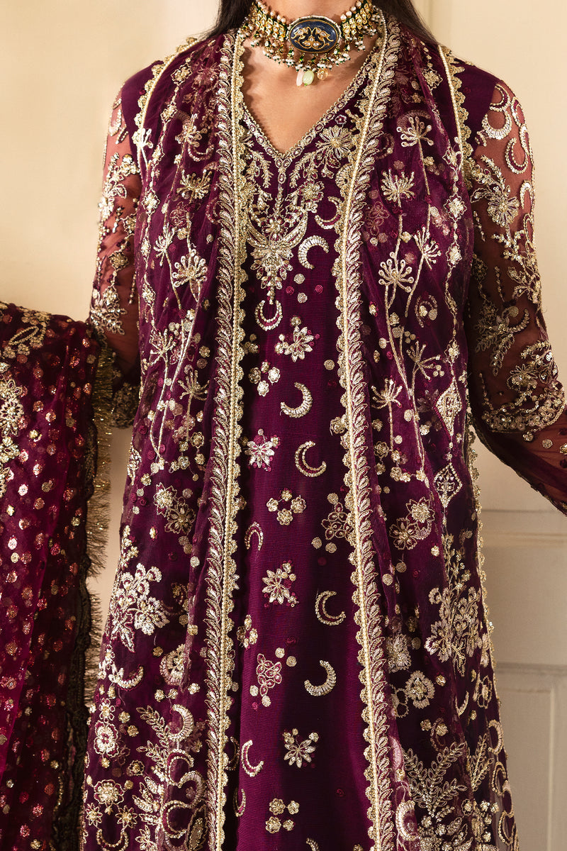 Afrozeh | Dastangoi 25 | Gildentide - Wedding Dress - available at Maria Faisal in UK and USA.