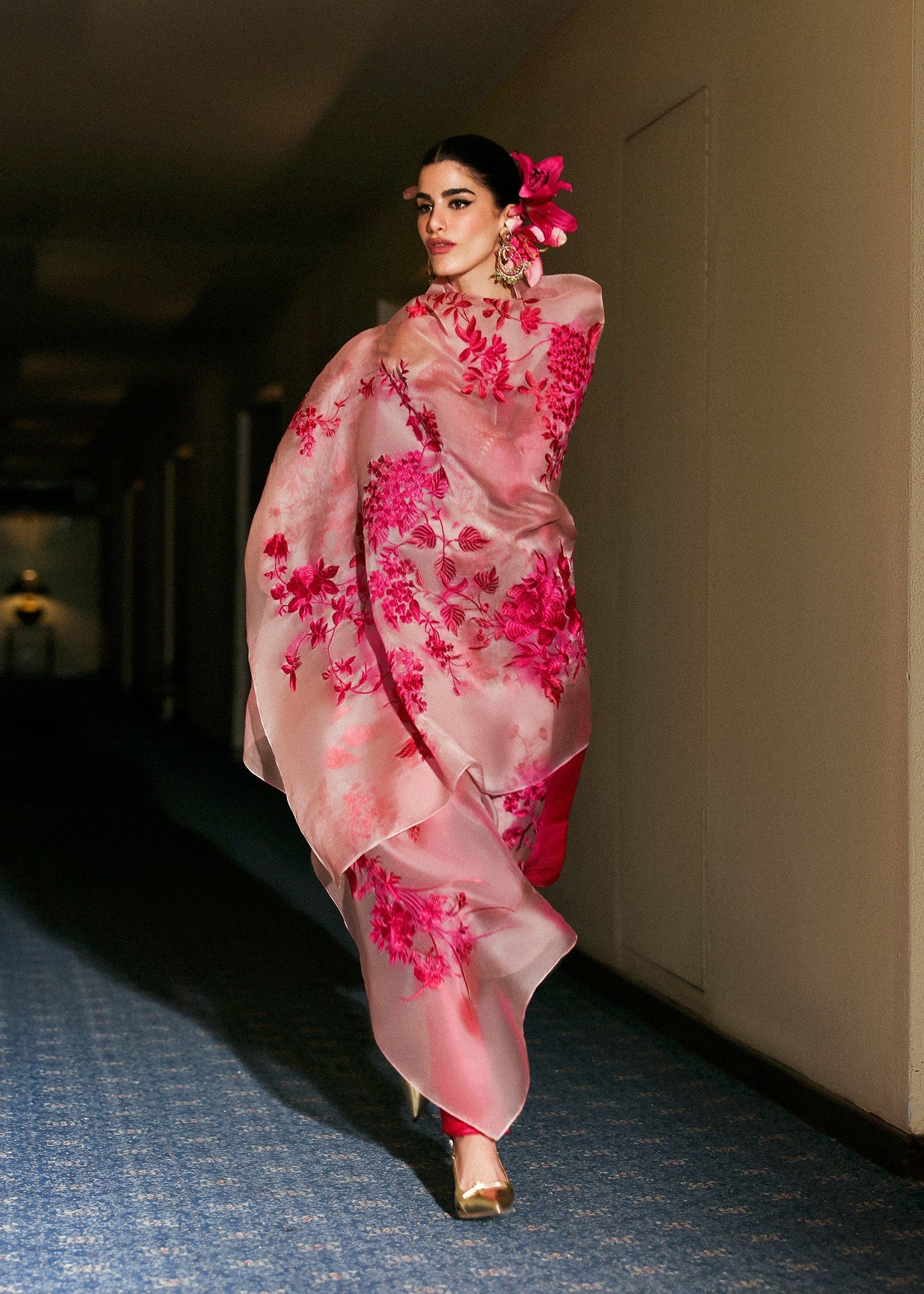 Hussain Rehar I The Scent Luxury Pret 25 I Fusche - Ladies Clothes - Maria Faisal