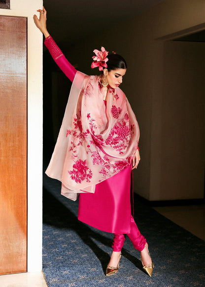 Hussain Rehar I The Scent Luxury Pret 25 I Fusche - Ladies Clothes - Maria Faisal