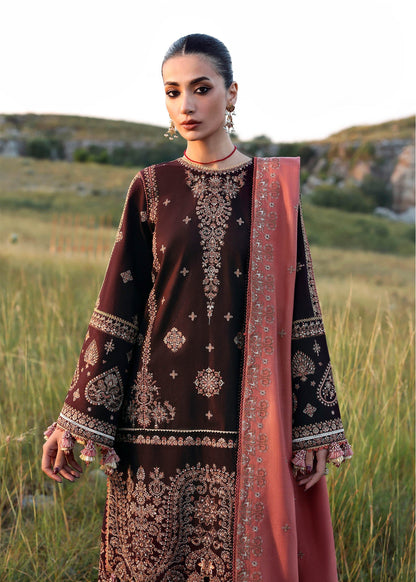 Hussain Rehar | Khaddar 25 | Nazneen - Casual Dress - available at Maria Faisal in UK and USA.