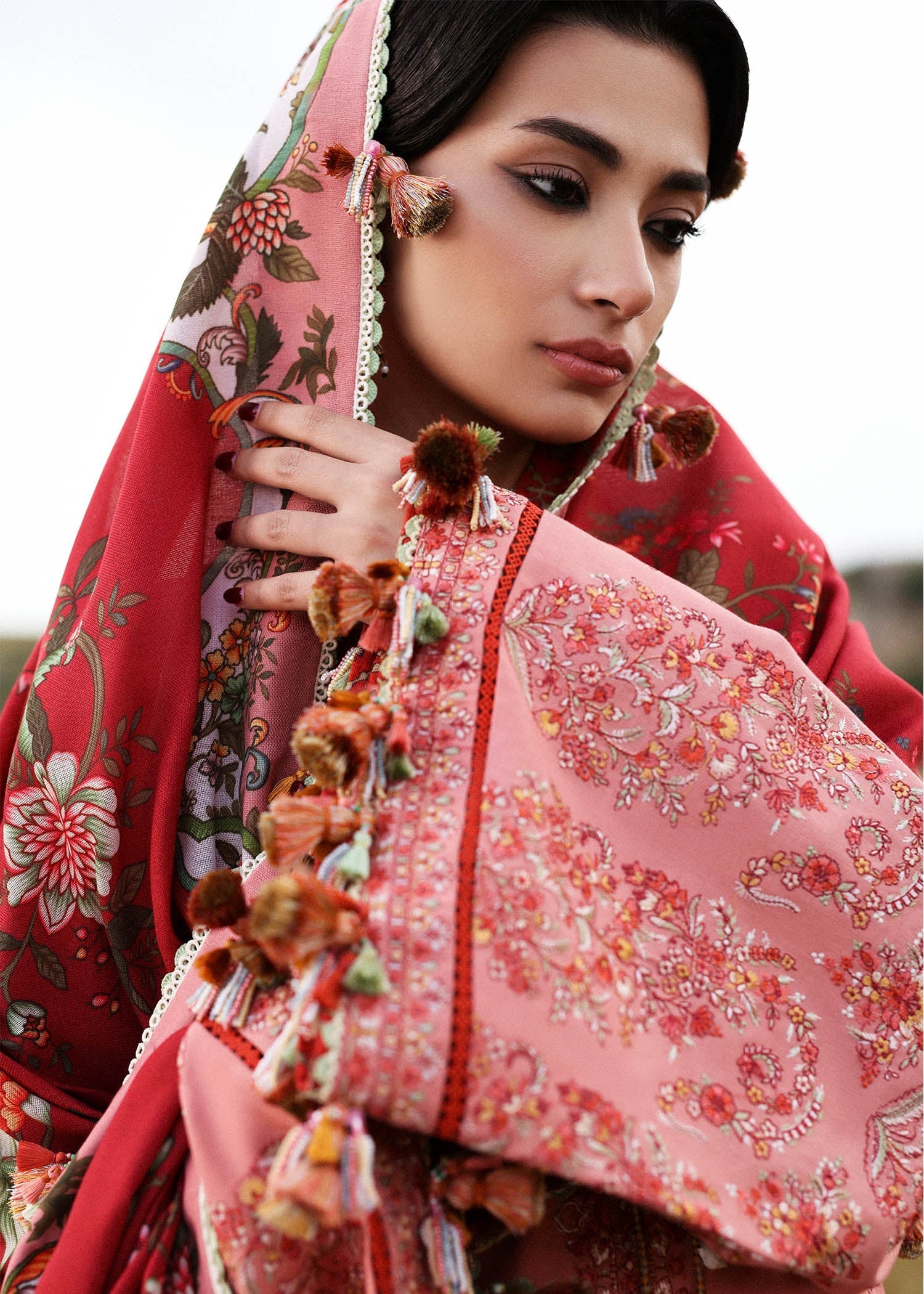 Hussain Rehar | Khaddar 25 | Mahpara - Casual Dress - available at Maria Faisal in UK and USA.