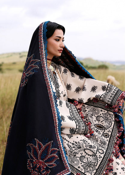 Hussain Rehar | Khaddar 25 | Dhanak - Casual Dress - available at Maria Faisal in UK and USA.