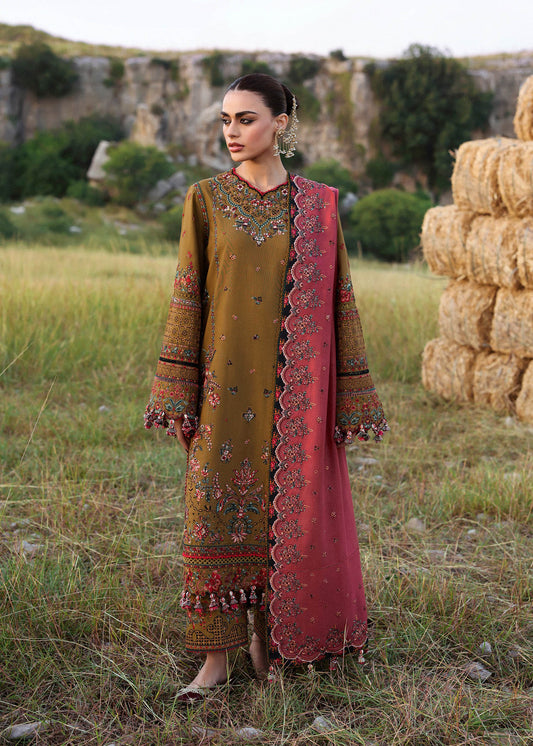 Hussain Rehar | Khaddar 25 | Gitiara - Casual Dress - available at Maria Faisal in UK and USA.