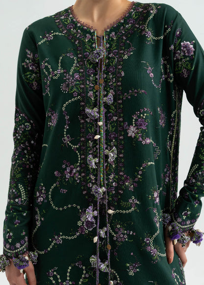 Hussain Rehar | Khaddar 25 | Gulbasi - Casual Dress - available at Maria Faisal in UK and USA.