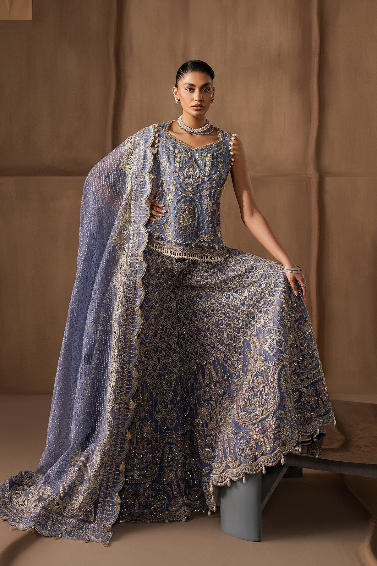 Afrozeh | The Brides 26 | Arabella - Brides Dress - available at Maria Faisal in UK and USA.