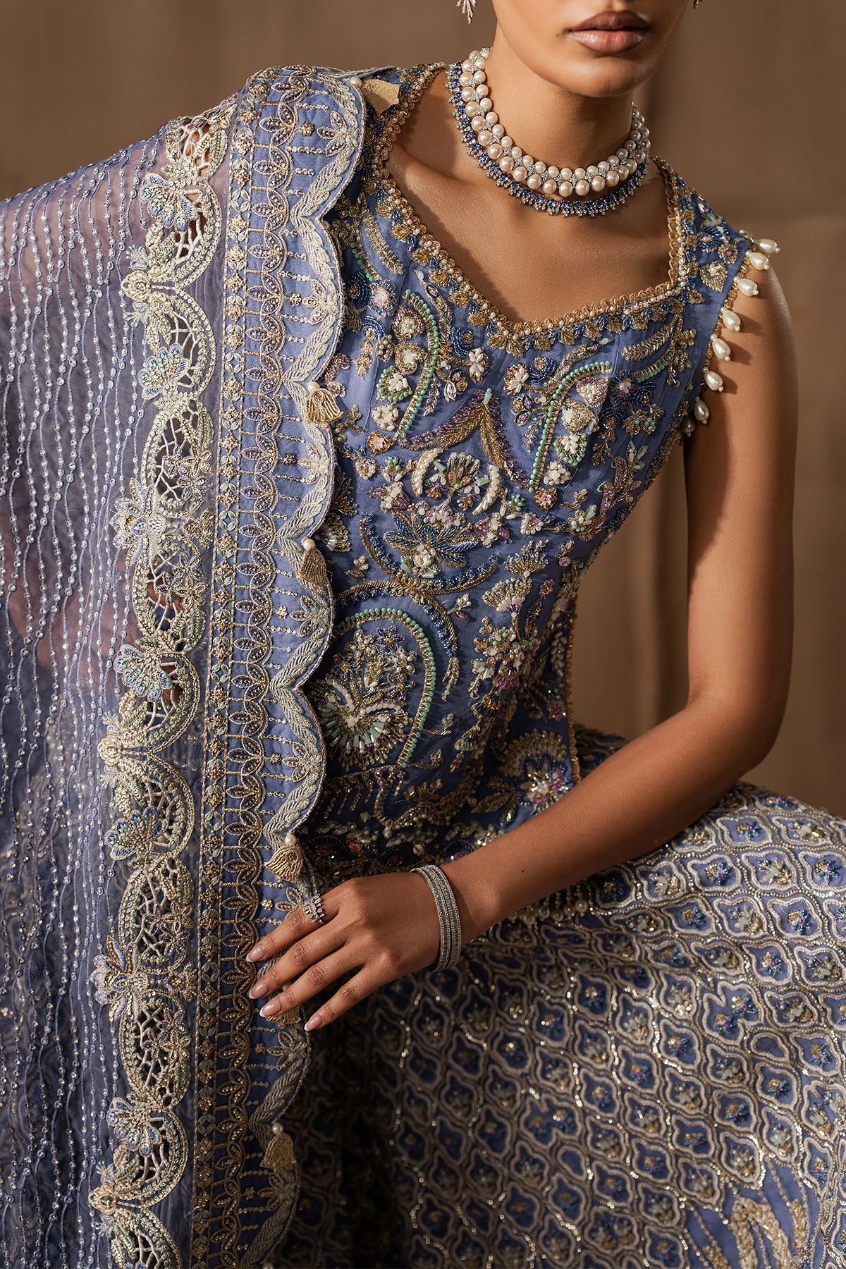 Afrozeh | The Brides 26 | Arabella - Brides Dress - available at Maria Faisal in UK and USA.