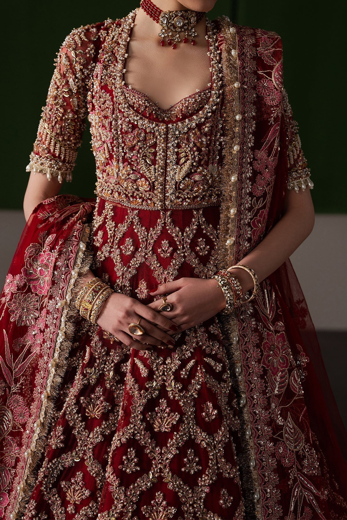 Afrozeh | The Brides 26 | Rosaline - Brides Dress - available at Maria Faisal in UK and USA.