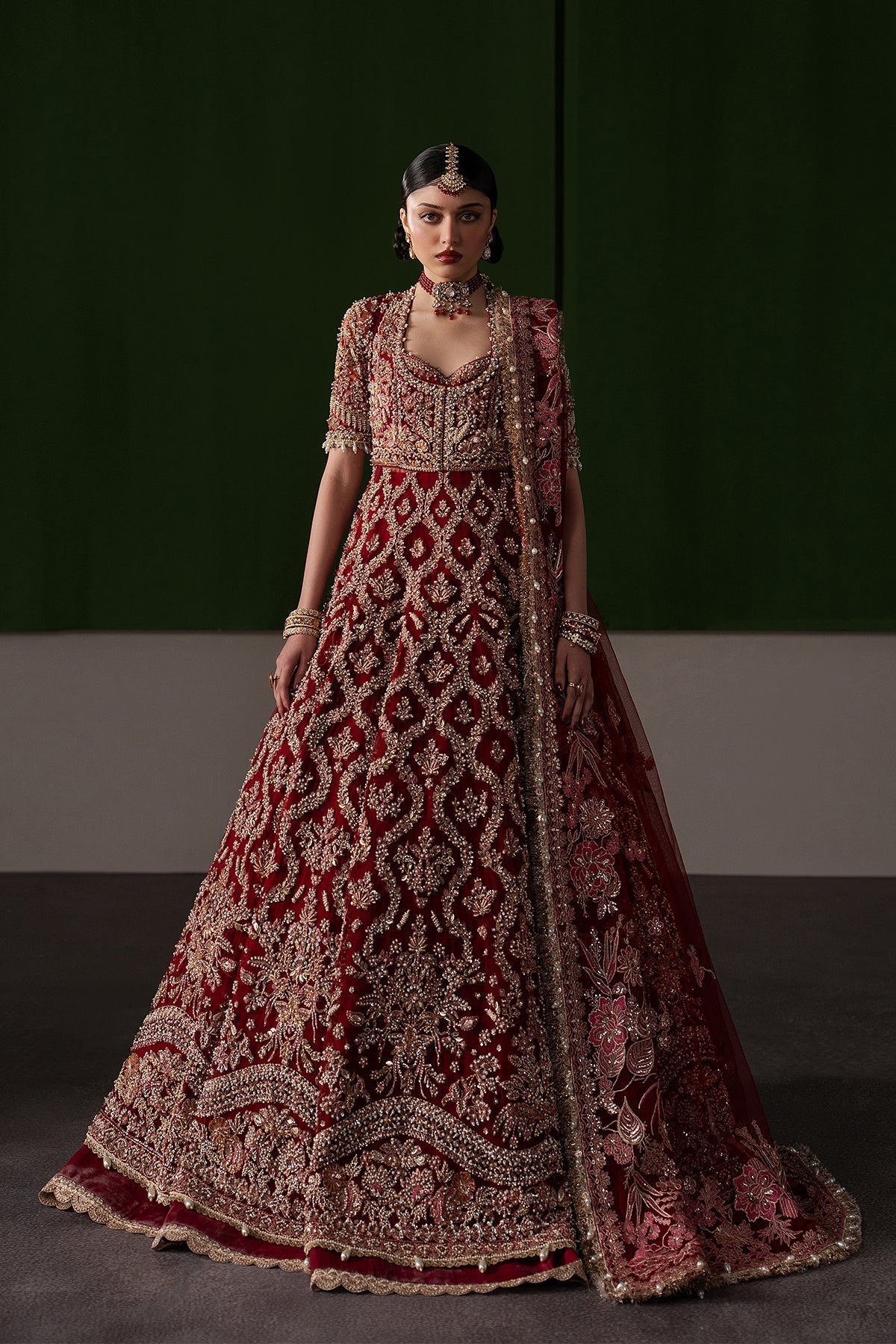 Afrozeh | The Brides 26 | Rosaline - Brides Dress - available at Maria Faisal in UK and USA.