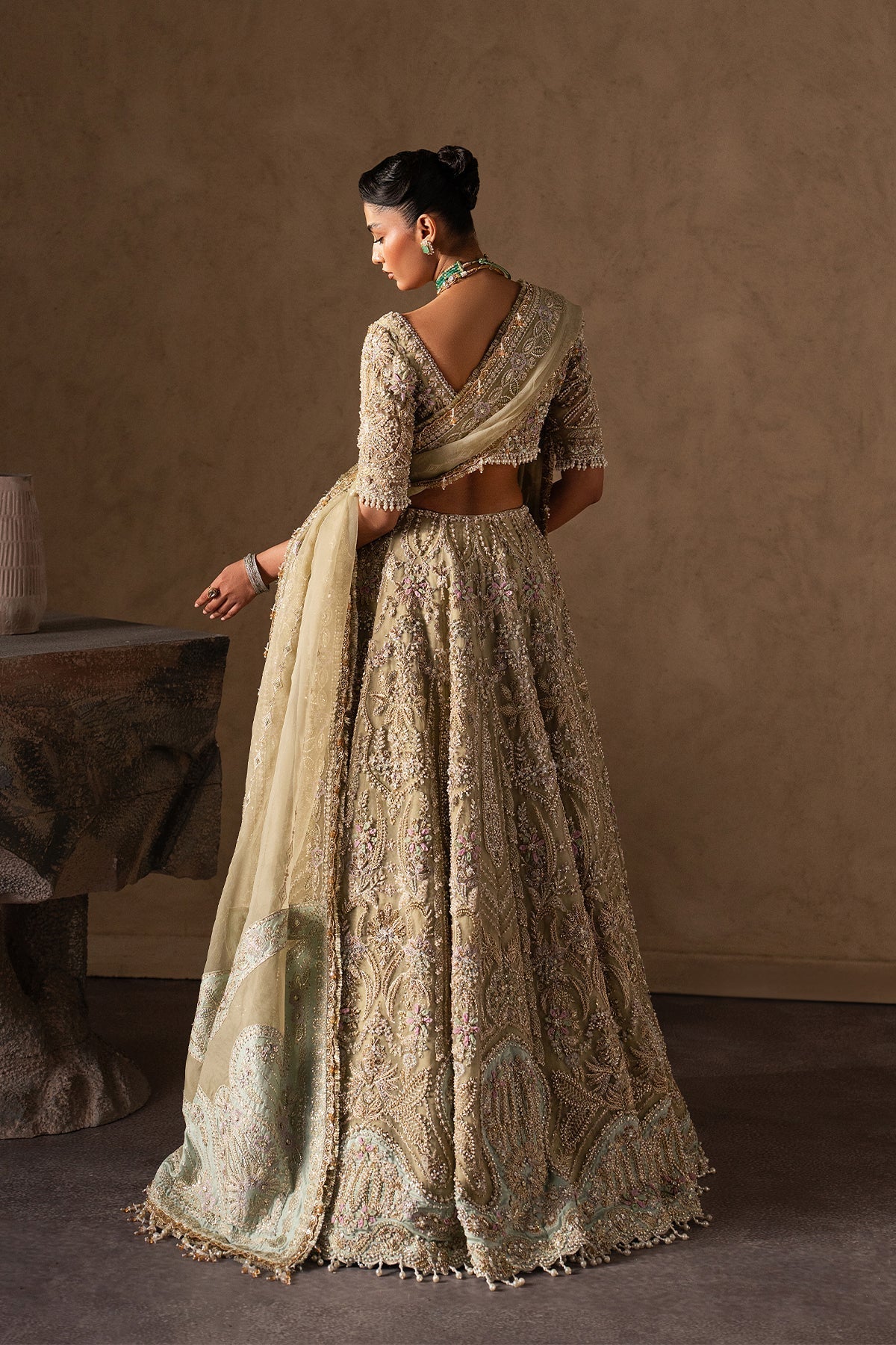 Afrozeh | The Brides 26 | Evline - Brides Dress - available at Maria Faisal in UK and USA.
