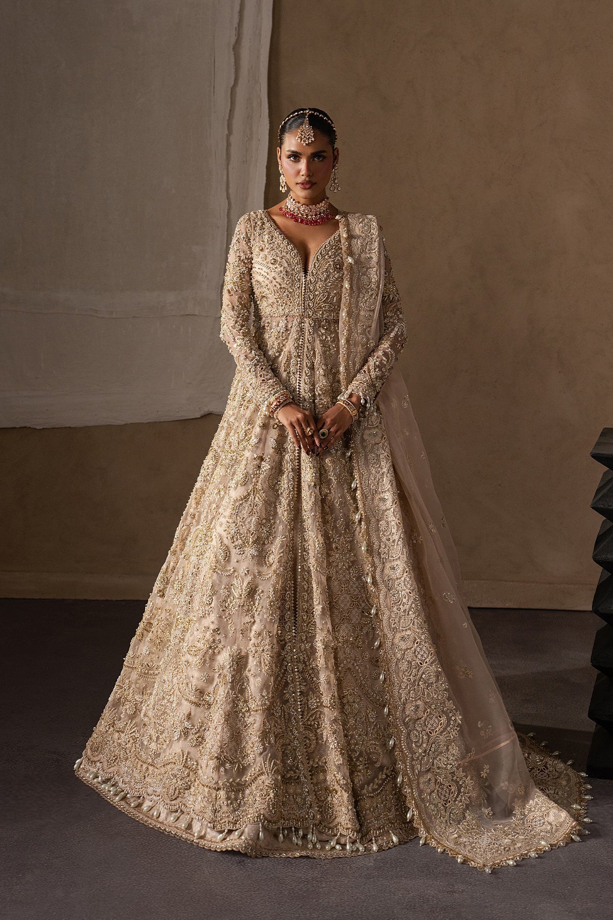 Afrozeh | The Brides 26 | Catarine - Brides Dress - available at Maria Faisal in UK and USA.