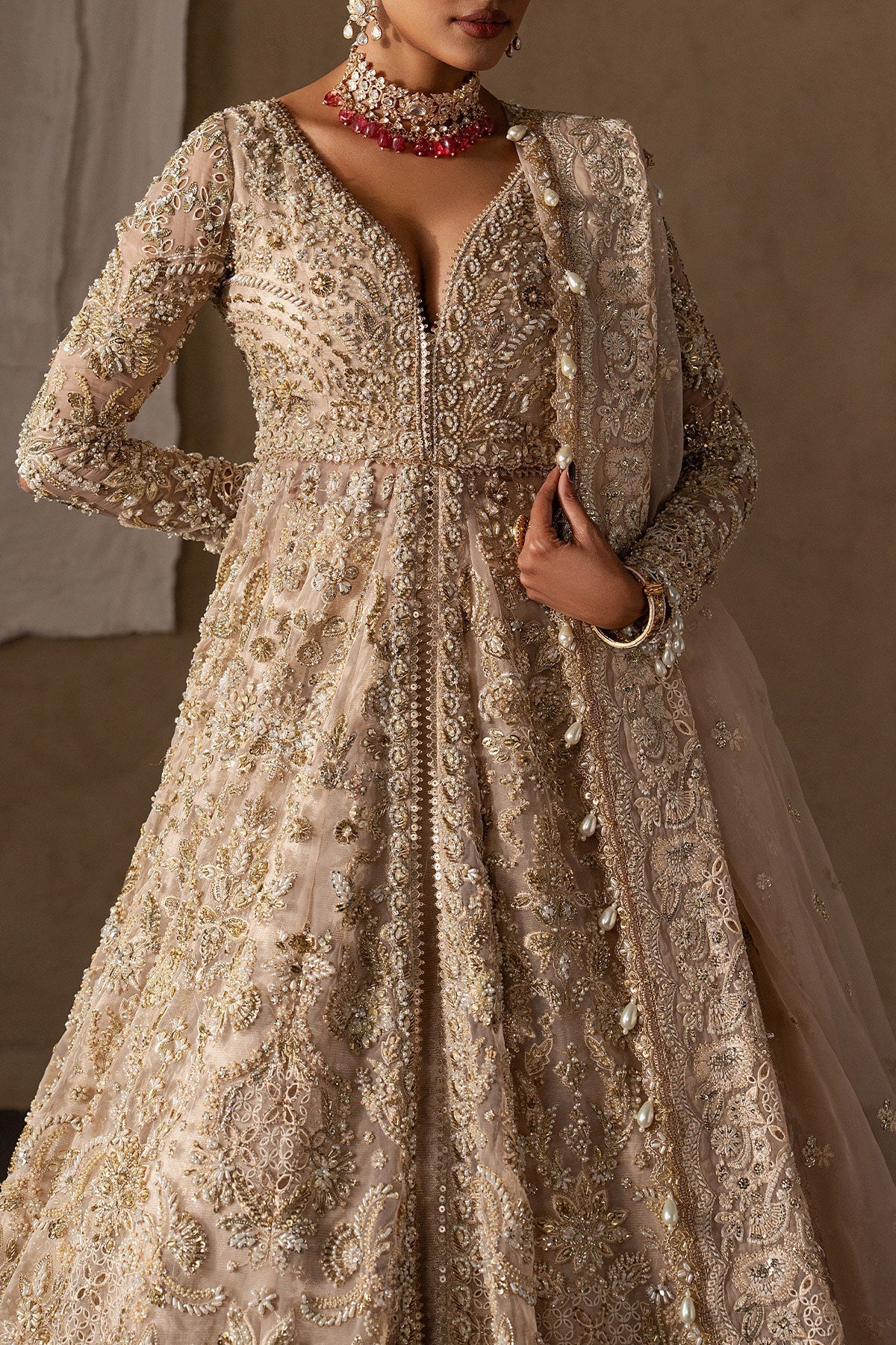 Afrozeh | The Brides 26 | Catarine - Brides Dress - available at Maria Faisal in UK and USA.