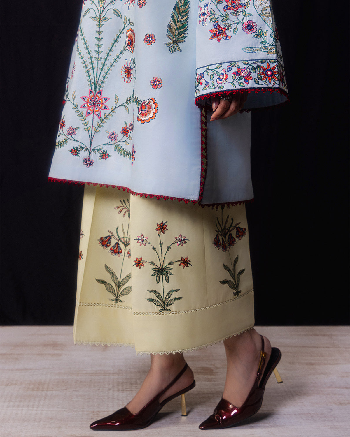 Jugnu | Pret SS26 | Ditya - Luxury Dress - available at Maria Faisal in UK and USA.