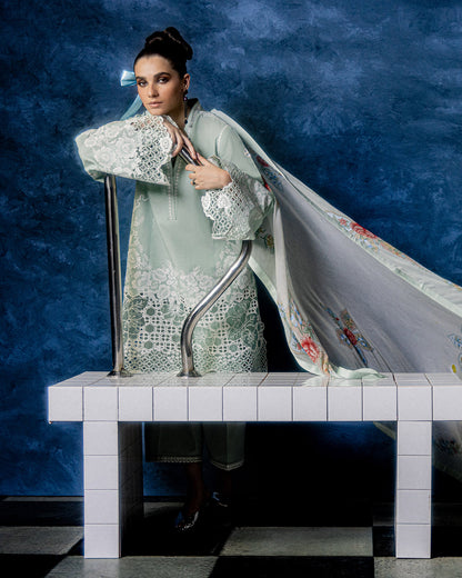 Jugnu | Pret SS26 | Yewa - Luxury Dress - available at Maria Faisal in UK and USA.