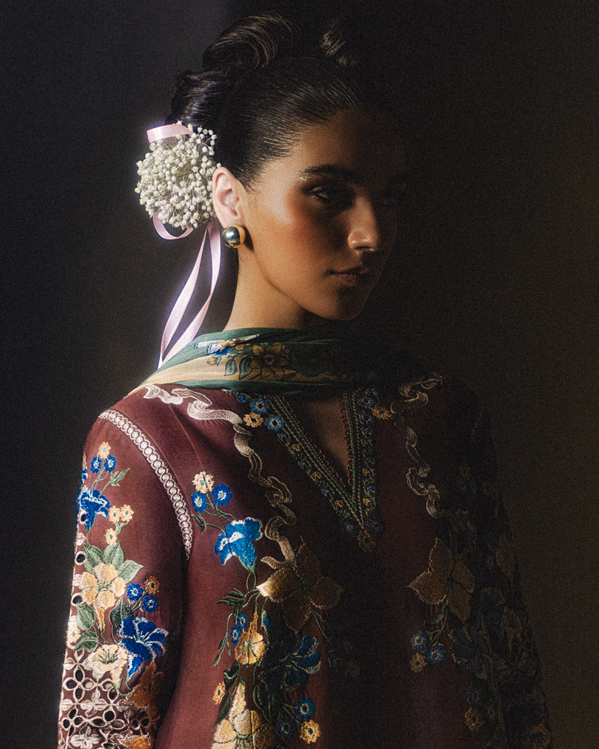 Jugnu | Pret SS26 | Seja - Luxury Dress - available at Maria Faisal in UK and USA.