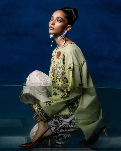 Jugnu | Pret SS26 | Juhi - Luxury Dress - available at Maria Faisal in UK and USA.