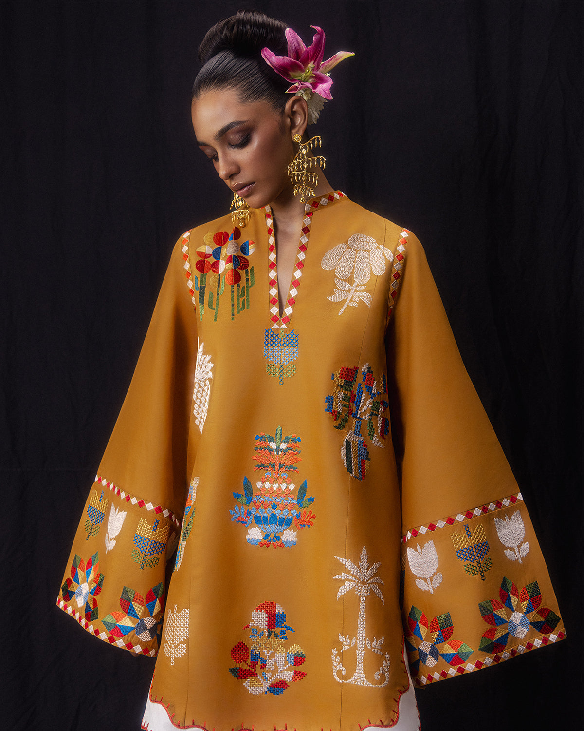 Jugnu | Pret SS26 | Taara - Luxury Dress - available at Maria Faisal in UK and USA.