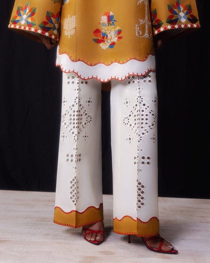 Jugnu | Pret SS26 | Taara - Luxury Dress - available at Maria Faisal in UK and USA.