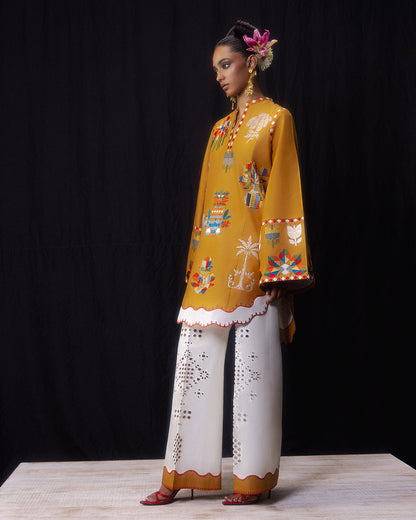 Jugnu | Pret SS26 | Taara - Luxury Dress - available at Maria Faisal in UK and USA.