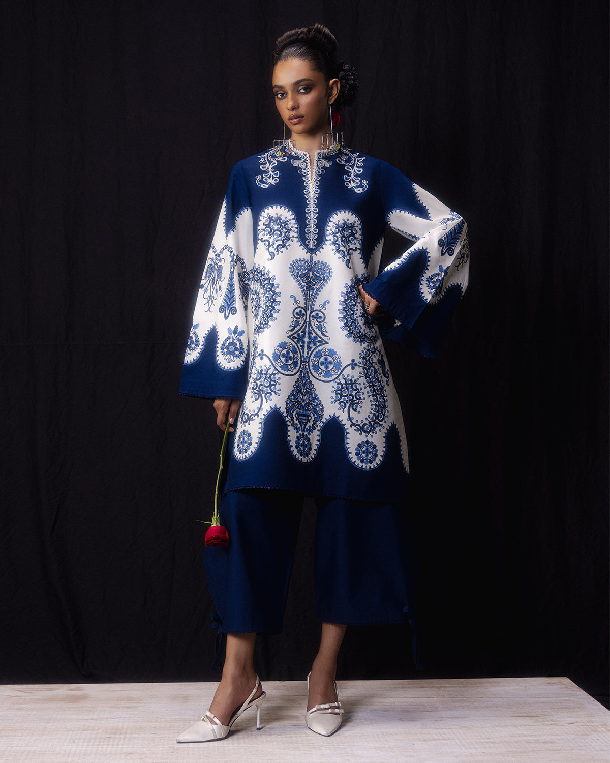 Jugnu | Pret SS26 | Deenah - Luxury Dress - available at Maria Faisal in UK and USA.