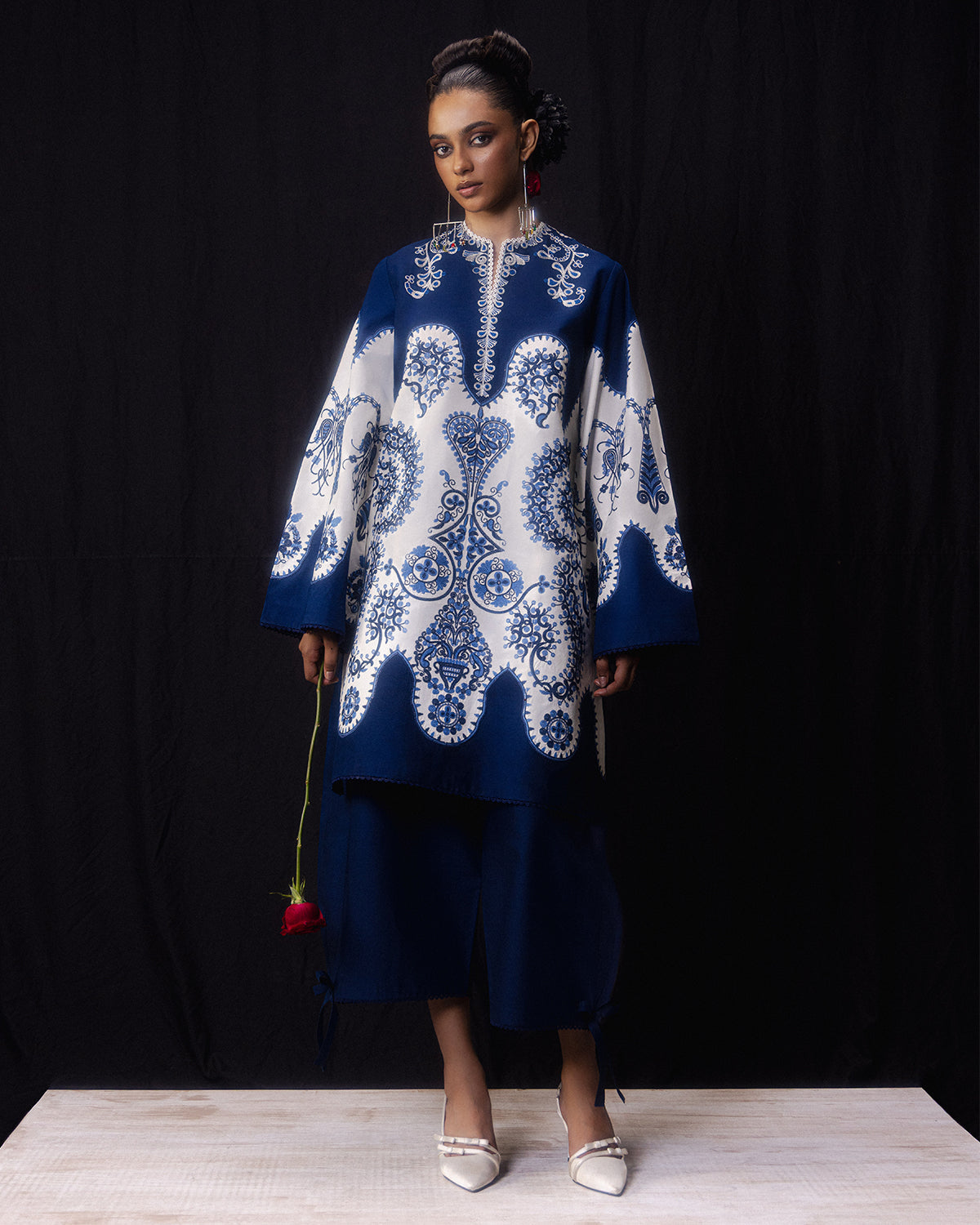 Jugnu | Pret SS26 | Deenah - Luxury Dress - available at Maria Faisal in UK and USA.