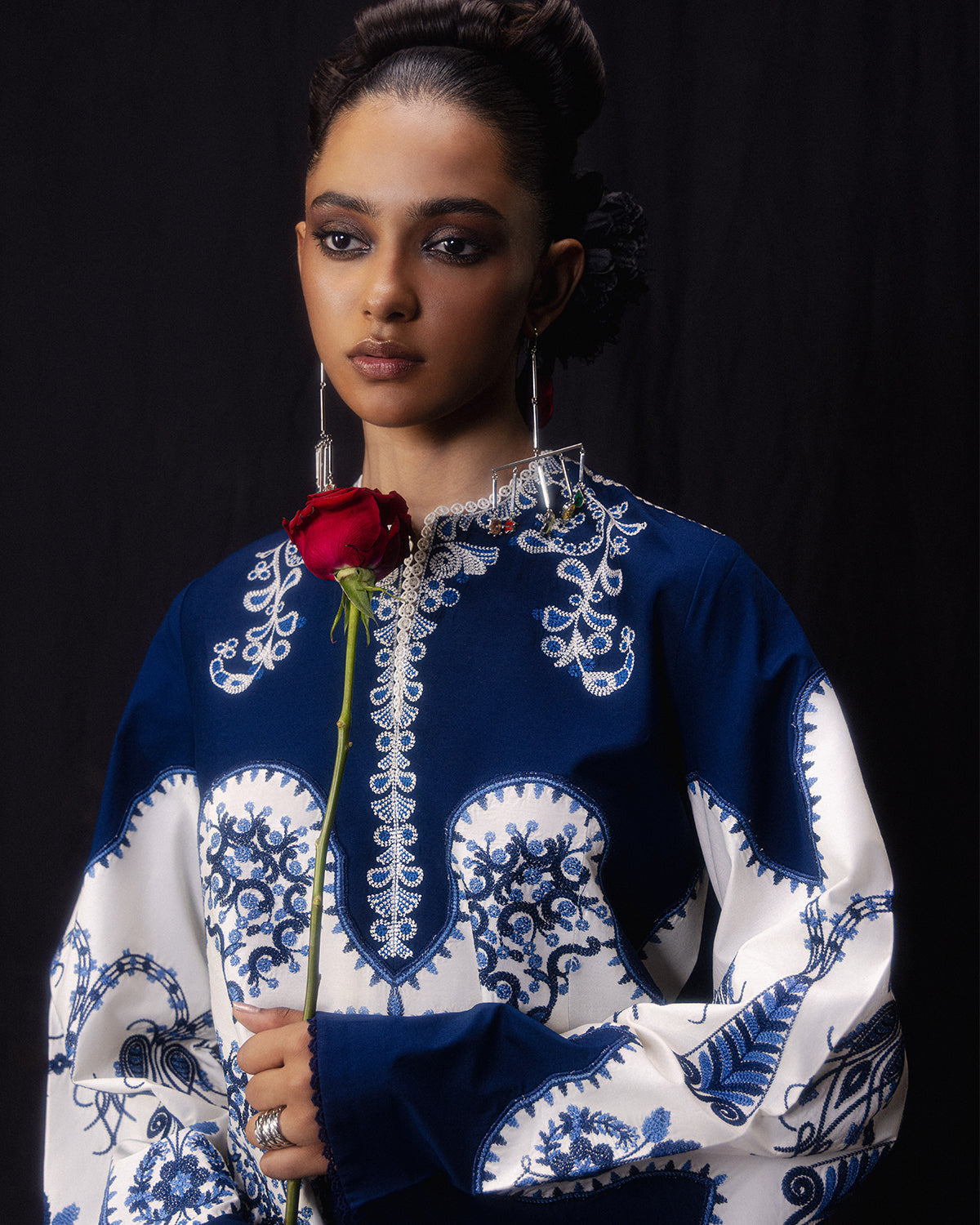 Jugnu | Pret SS26 | Deenah - Luxury Dress - available at Maria Faisal in UK and USA.