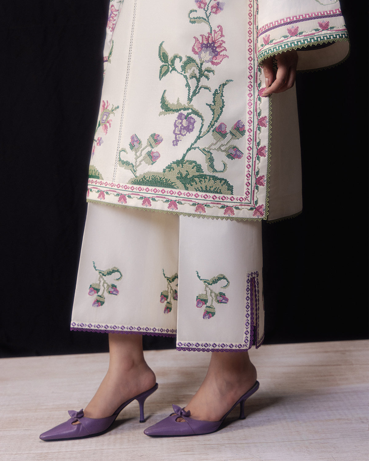 Jugnu | Pret SS26 | Nuri - Luxury Dress - available at Maria Faisal in UK and USA.