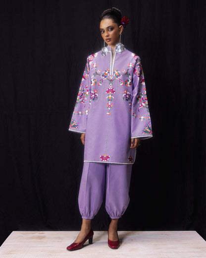 Jugnu | Pret SS26 | Naira - Luxury Dress - available at Maria Faisal in UK and USA.