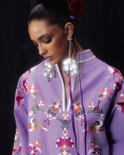 Jugnu | Pret SS26 | Naira - Luxury Dress - available at Maria Faisal in UK and USA.
