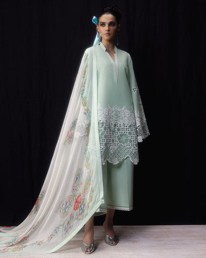 Jugnu | Pret SS26 | Yewa - Luxury Dress - available at Maria Faisal in UK and USA.