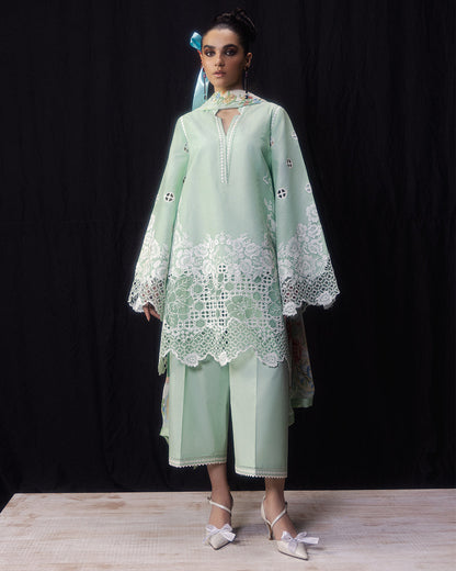 Jugnu | Pret SS26 | Yewa - Luxury Dress - available at Maria Faisal in UK and USA.