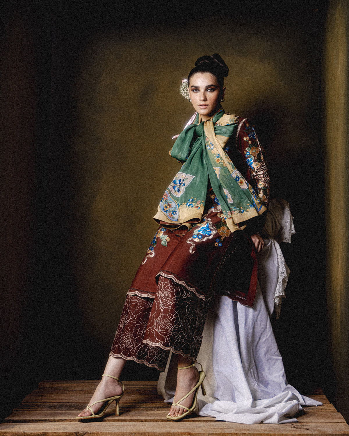 Jugnu | Pret SS26 | Seja - Luxury Dress - available at Maria Faisal in UK and USA.