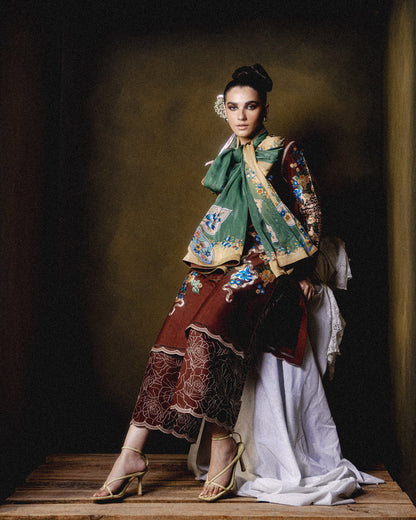 Jugnu | Pret SS26 | Seja - Luxury Dress - available at Maria Faisal in UK and USA.