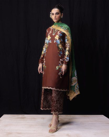 Jugnu | Pret SS26 | Seja - Luxury Dress - available at Maria Faisal in UK and USA.
