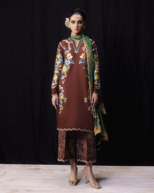 Jugnu | Pret SS26 | Seja - Luxury Dress - available at Maria Faisal in UK and USA.