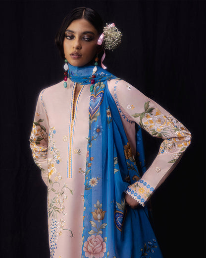 Jugnu | Pret SS26 | Leila - Luxury Dress - available at Maria Faisal in UK and USA.