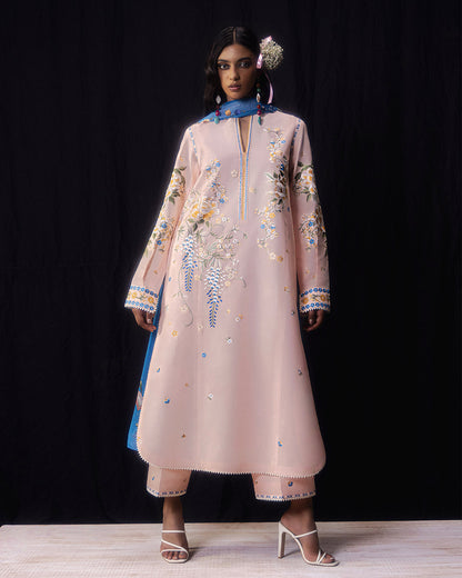 Jugnu | Pret SS26 | Leila - Luxury Dress - available at Maria Faisal in UK and USA.
