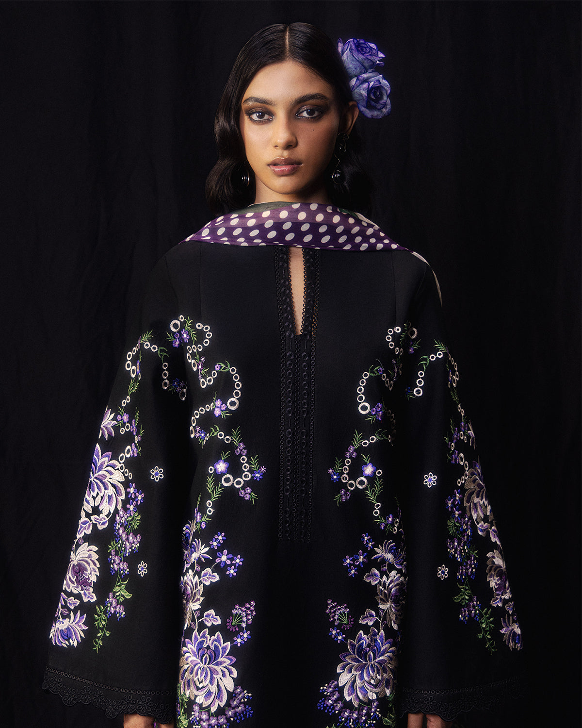 Jugnu | Pret SS26 | Avni - Luxury Dress - available at Maria Faisal in UK and USA.