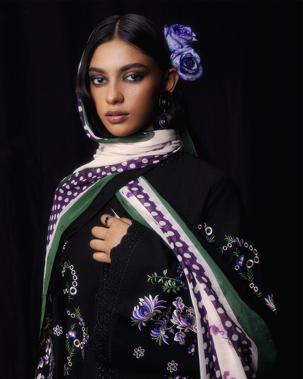 Jugnu | Pret SS26 | Avni - Luxury Dress - available at Maria Faisal in UK and USA.