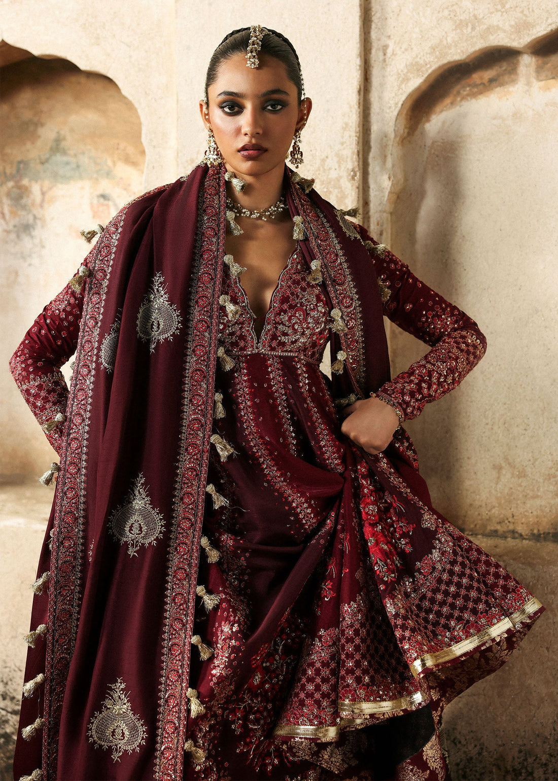 Hussain Rehar | Mussarat Festive 25 | Gulnar - Ladies Clothes - Maria Faisal
