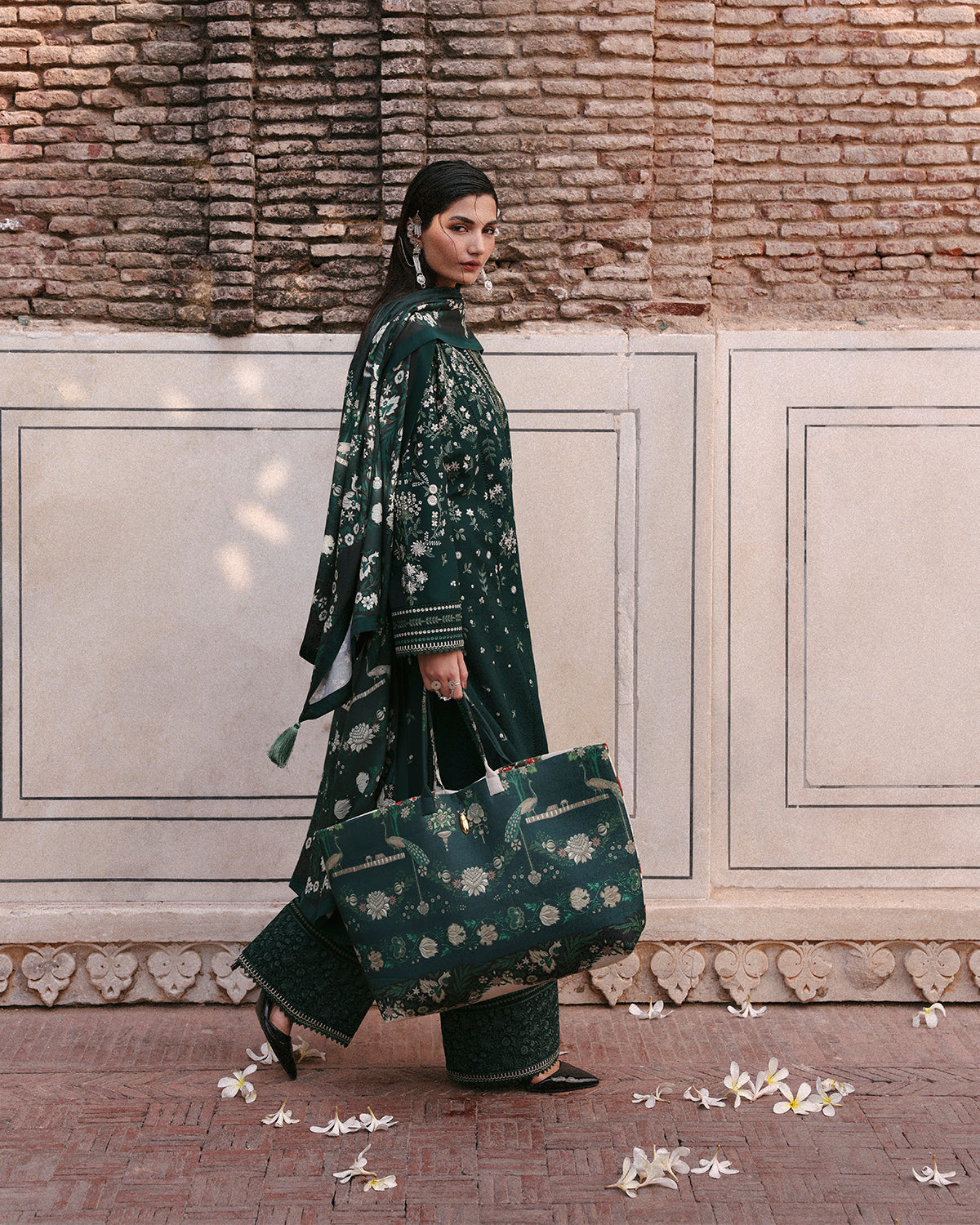 Jugnu | Khaddar 25 | Bita - Casual Dress - available at Maria Faisal in UK and USA.