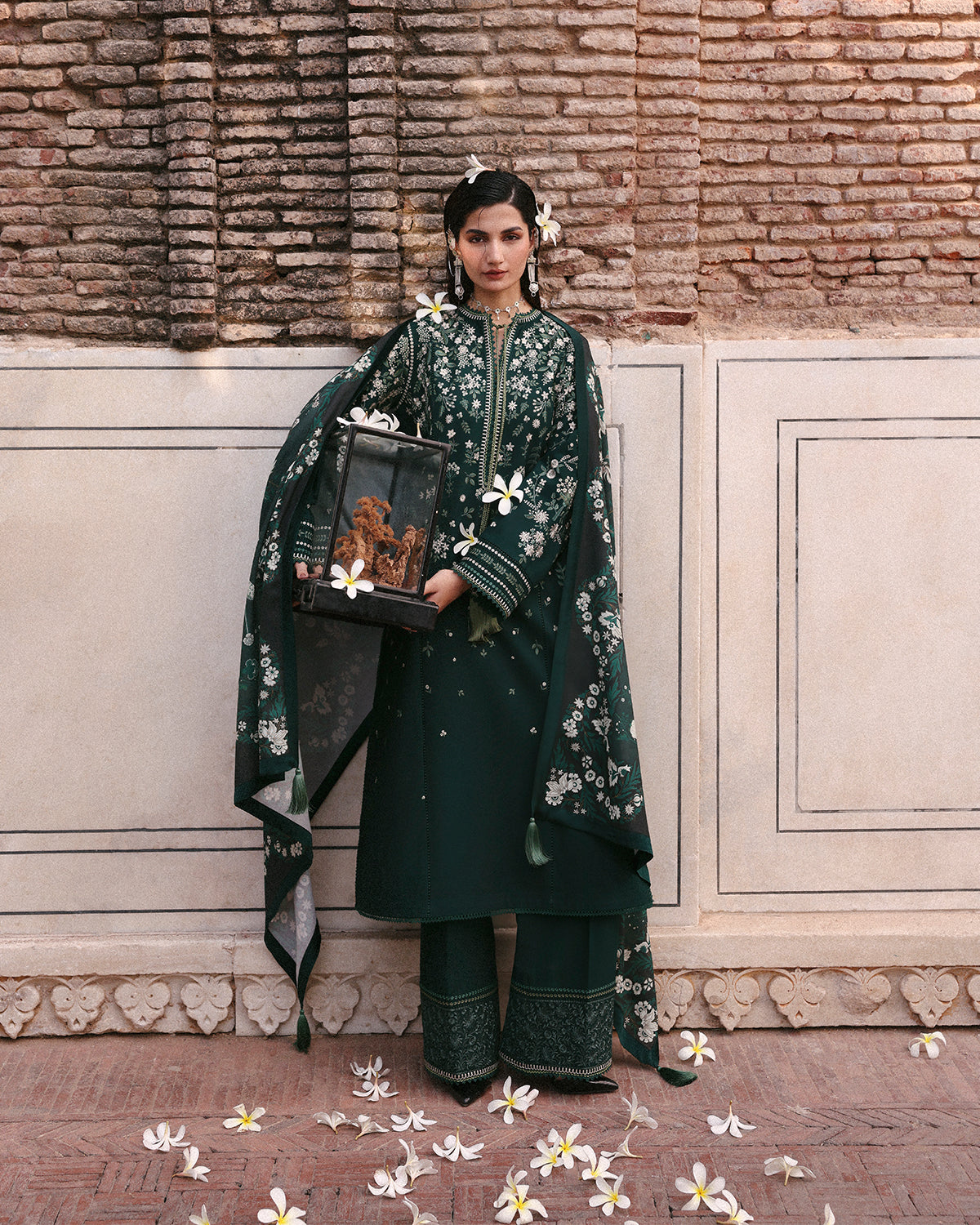 Jugnu | Khaddar 25 | Bita - Casual Dress - available at Maria Faisal in UK and USA.