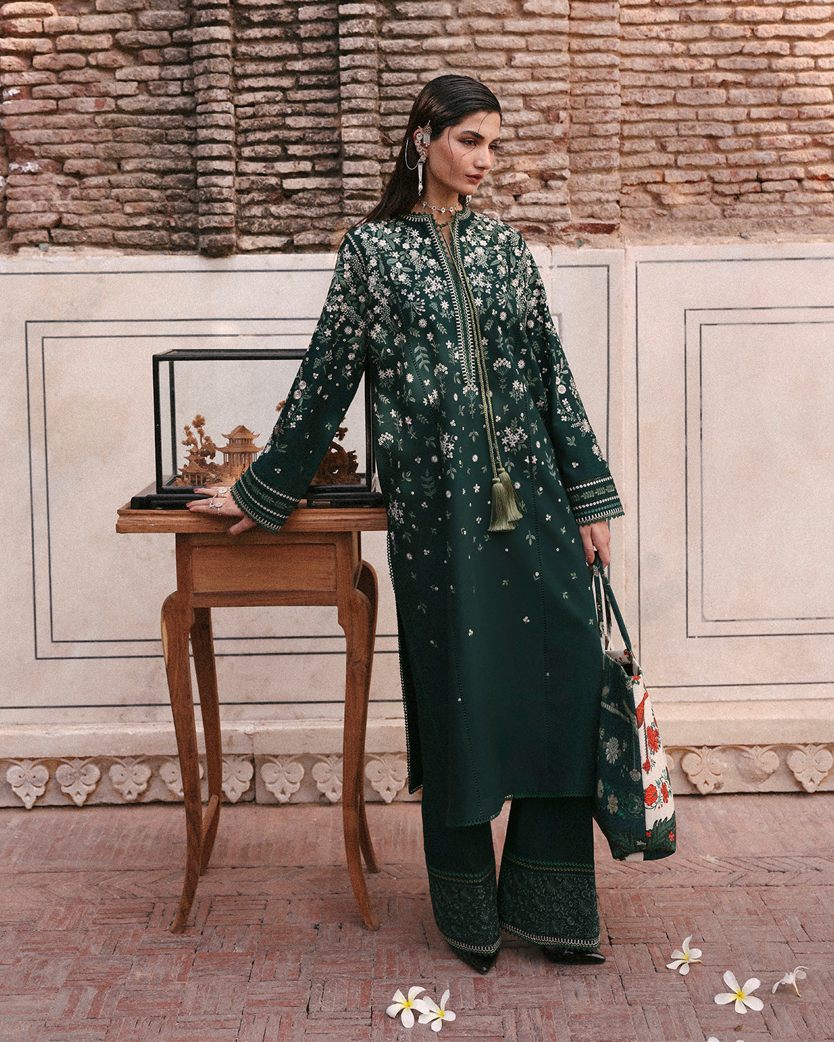 Jugnu | Khaddar 25 | Bita - Casual Dress - available at Maria Faisal in UK and USA.