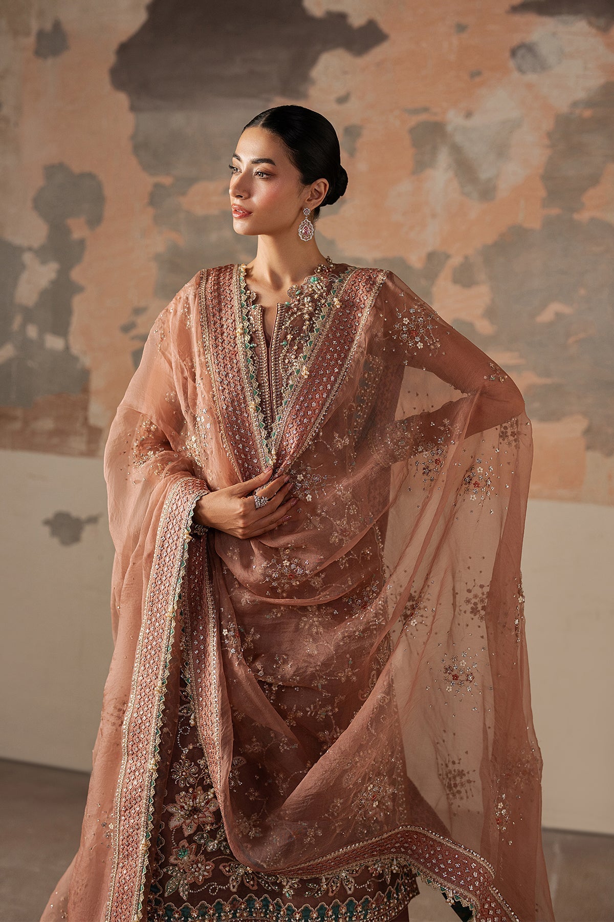Ayzel | Solaris Wedding Formals 25 | ROSARA - Wedding Dress - available at Maria Faisal in UK and USA.