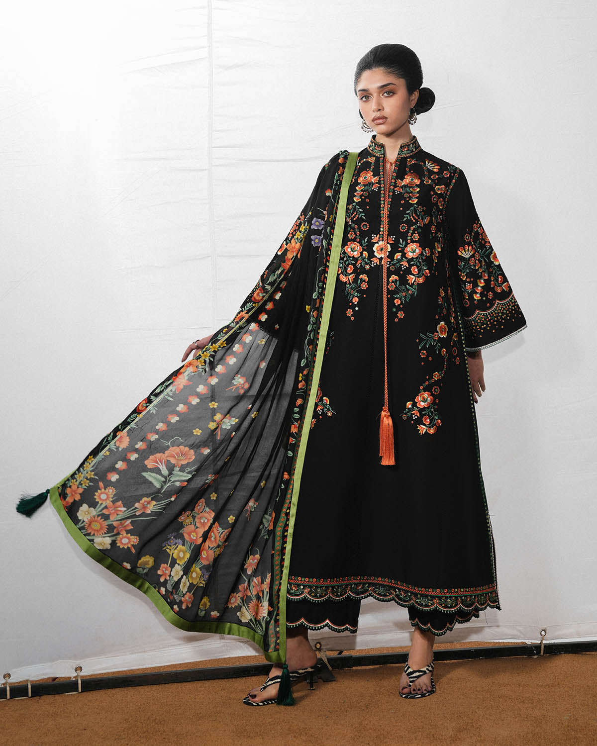 Jugnu Lahore | The Reserved View SS Edit | Bahri - Dress - available at Maria Faisal in UK and USA.