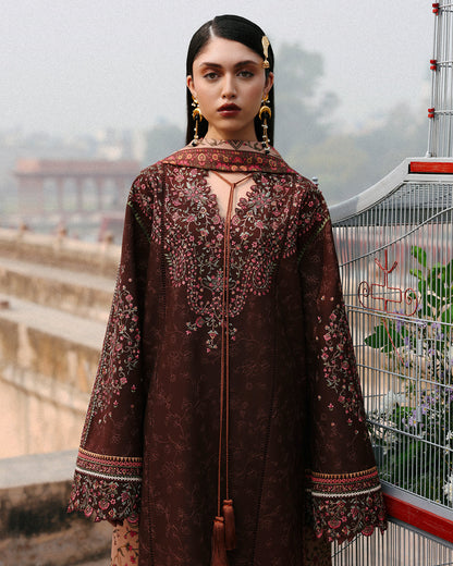Jugnu | Khaddar 25 | Sena - Casual Dress - available at Maria Faisal in UK and USA.