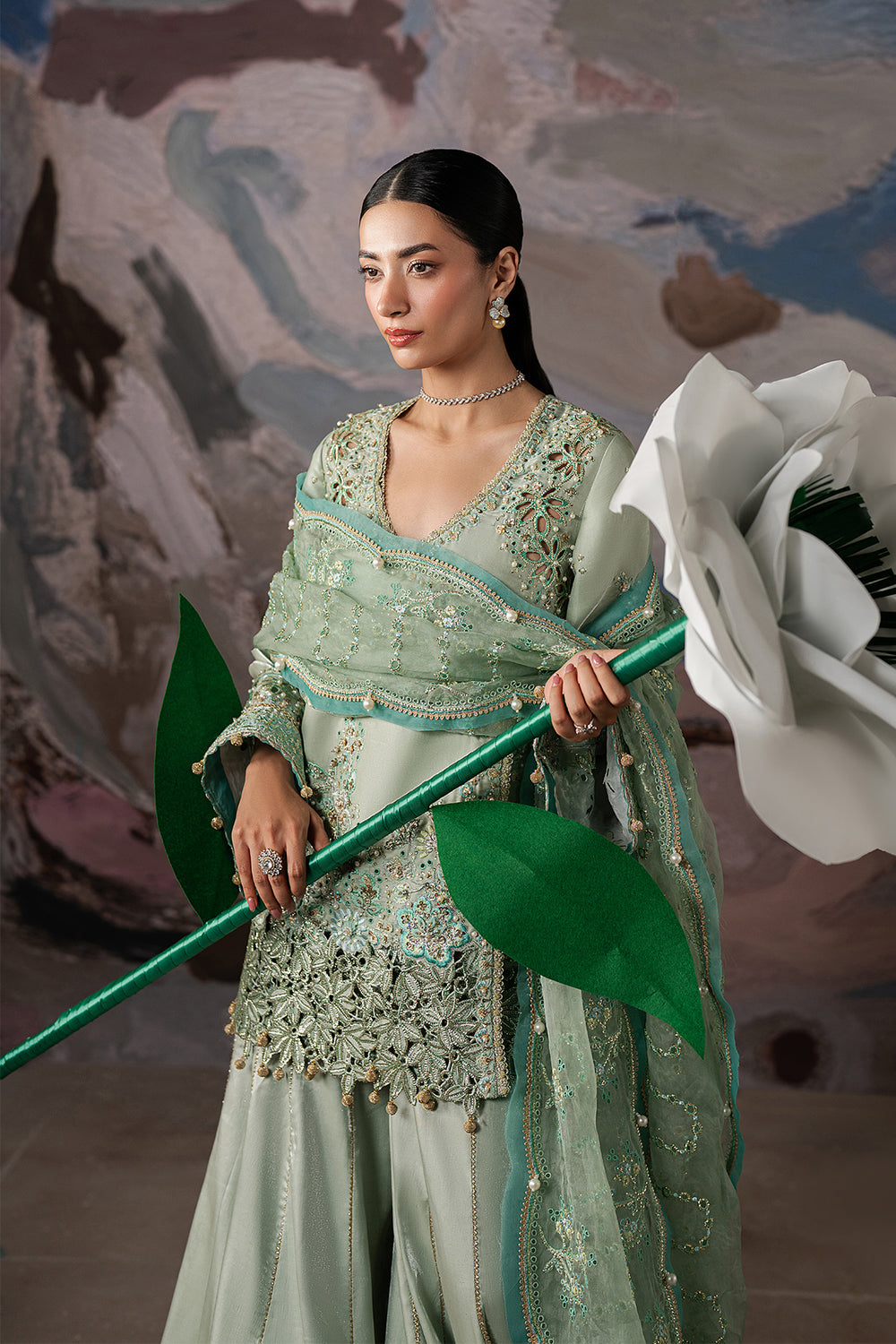 Ayzel | Solaris Wedding Formals 25 | GLOWEN - Wedding Dress - available at Maria Faisal in UK and USA.