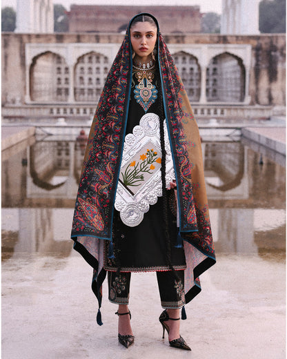 Jugnu | Khaddar 25 | Bejul - Casual Dress - available at Maria Faisal in UK and USA.