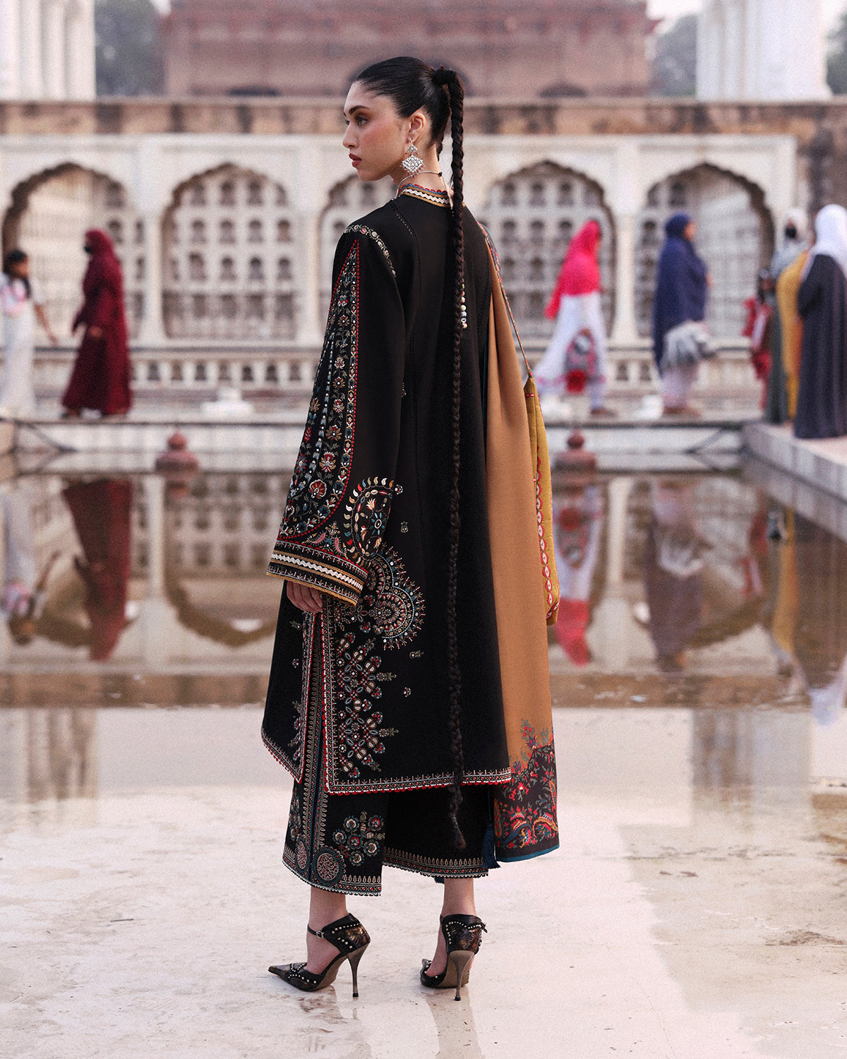 Jugnu | Khaddar 25 | Bejul - Casual Dress - available at Maria Faisal in UK and USA.
